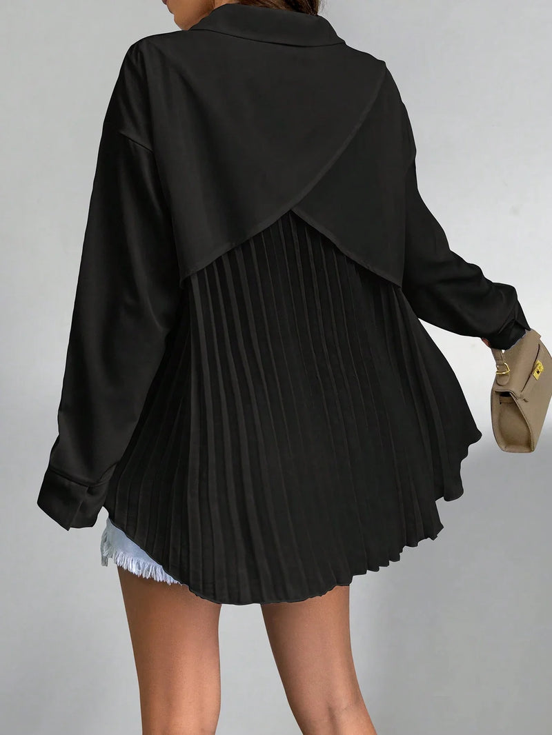 Camisa Plissada Avery