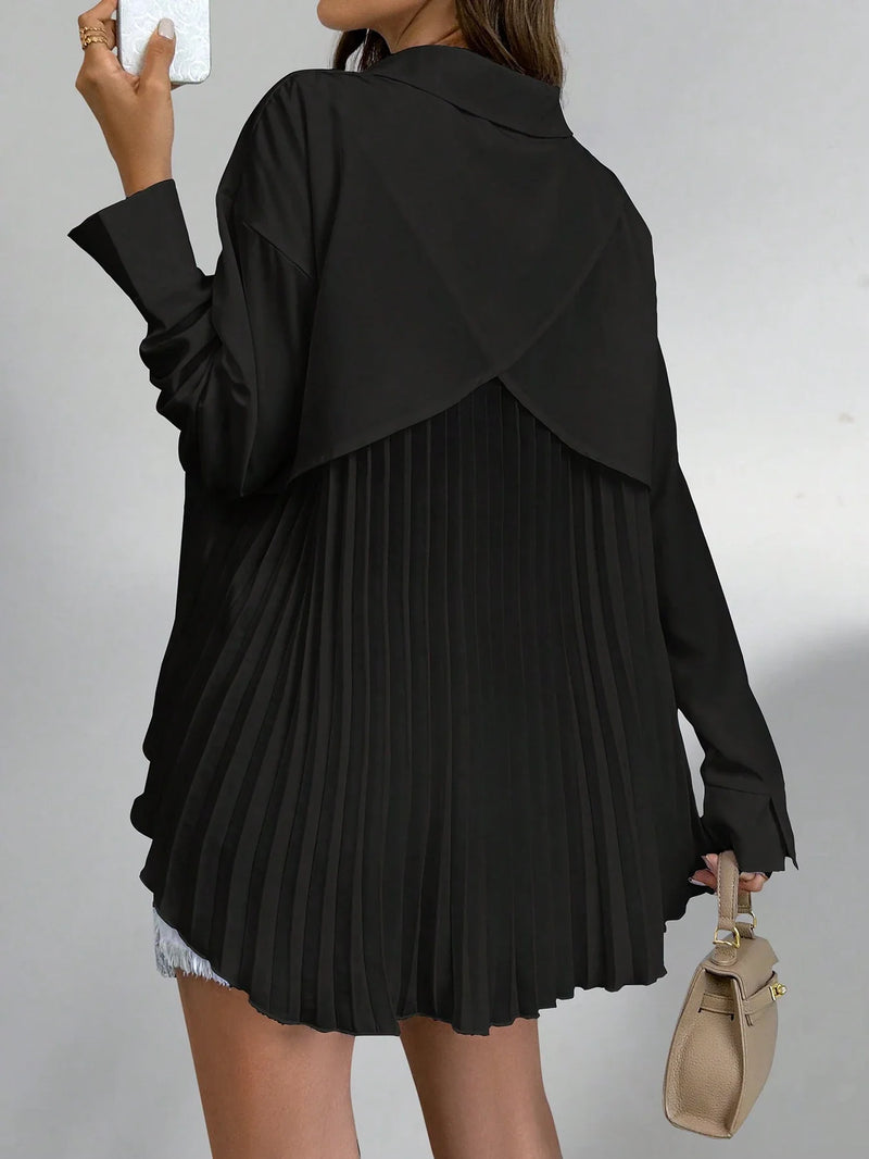 Camisa Plissada Avery