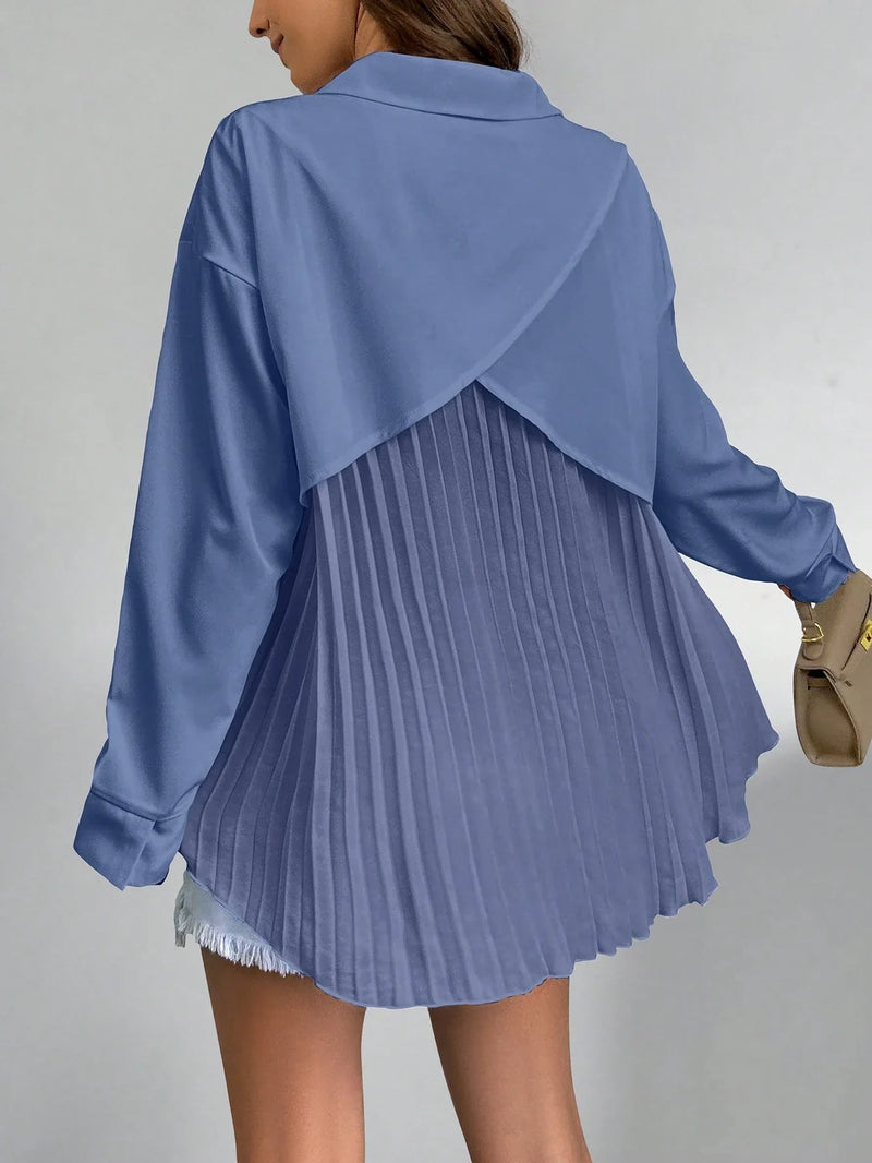 Camisa Plissada Avery