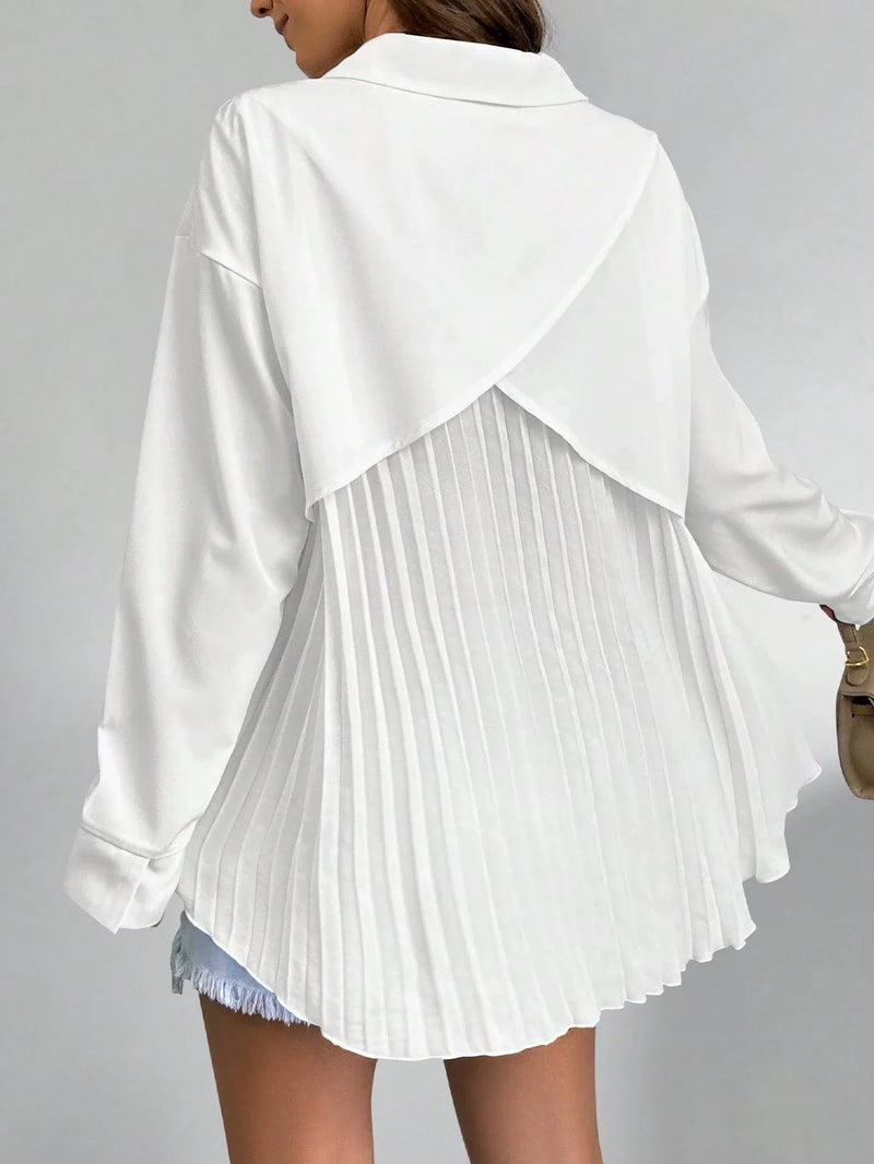 Camisa Plissada Avery