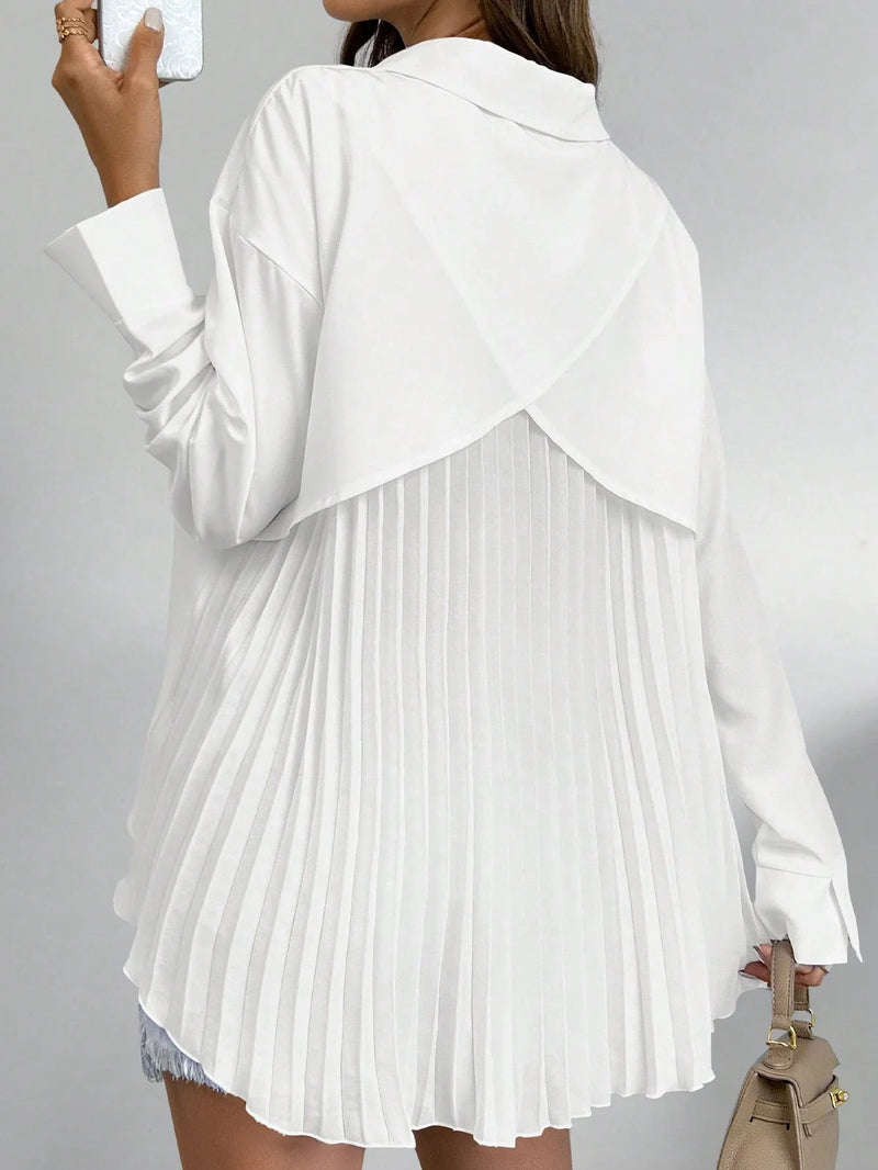 Camisa Plissada Avery