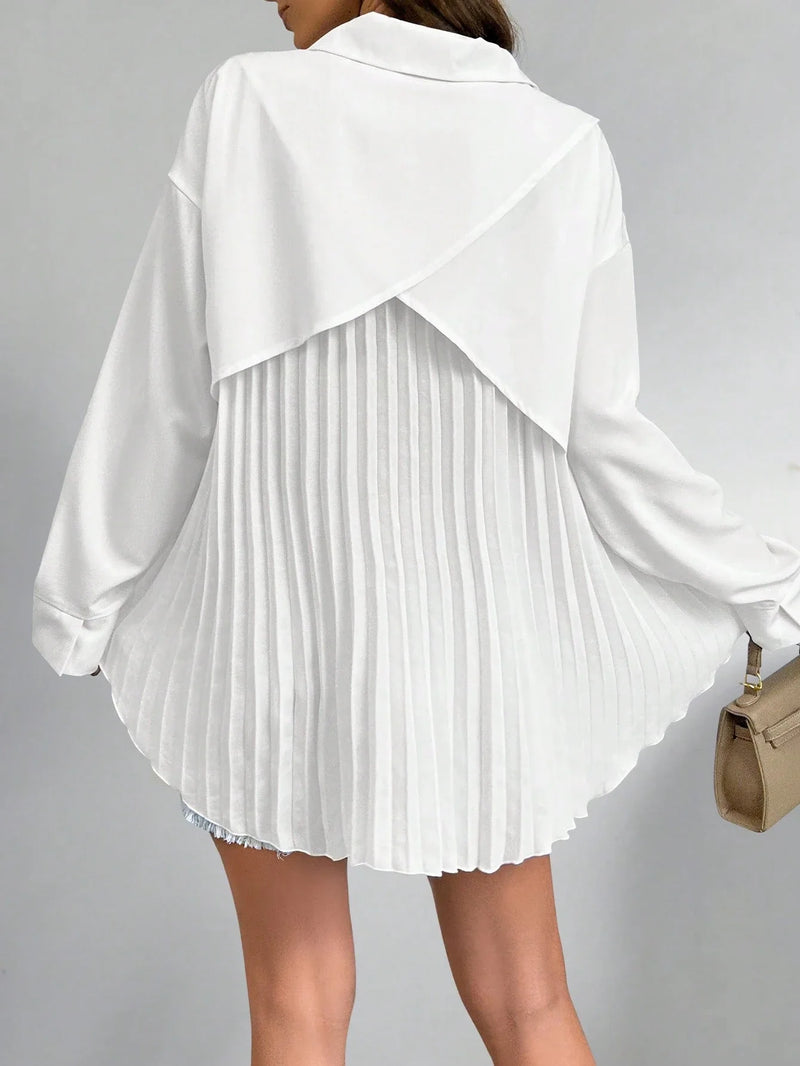 Camisa Plissada Avery