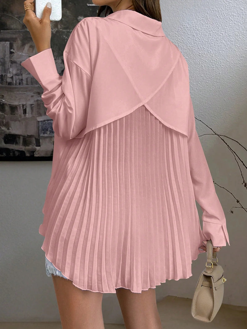 Camisa Plissada Avery