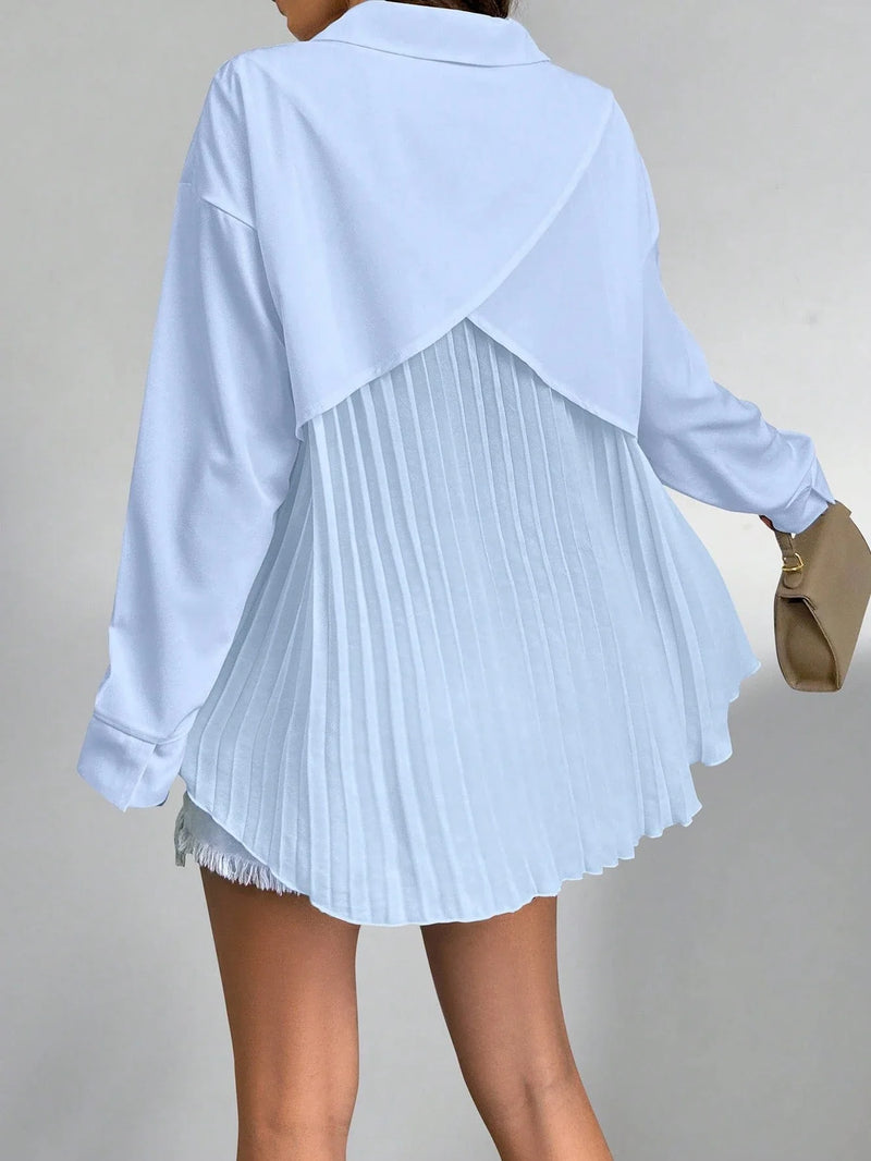 Camisa Plissada Avery