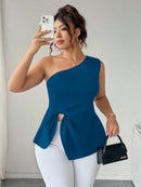 Blusa Um Ombro Plus Size Harper