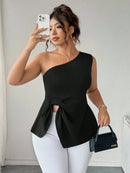 Blusa Um Ombro Plus Size Harper