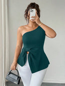 Blusa Um Ombro Plus Size Harper