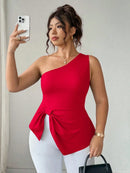 Blusa Um Ombro Plus Size Harper