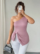 Blusa Um Ombro Plus Size Harper