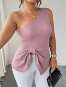 Blusa Um Ombro Plus Size Harper