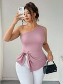 Blusa Um Ombro Plus Size Harper