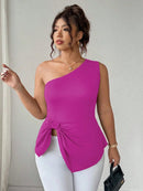 Blusa Um Ombro Plus Size Harper