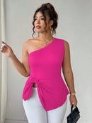 Blusa Um Ombro Plus Size Harper