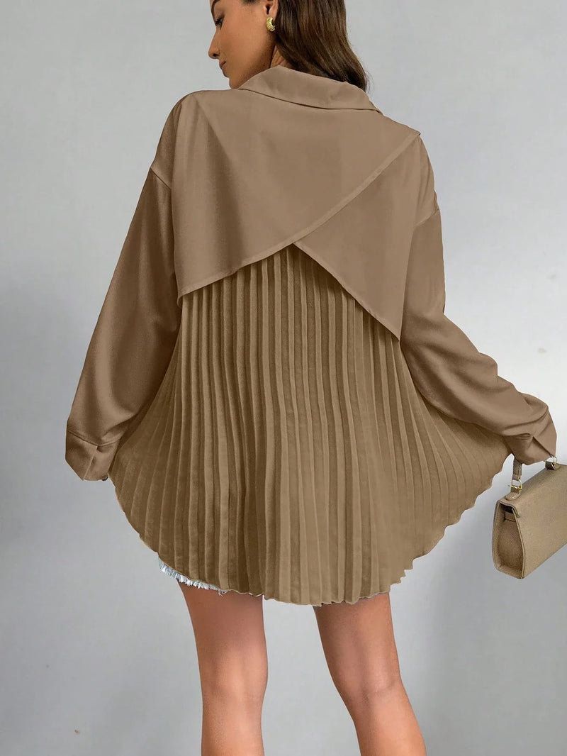 Camisa Plissada Avery