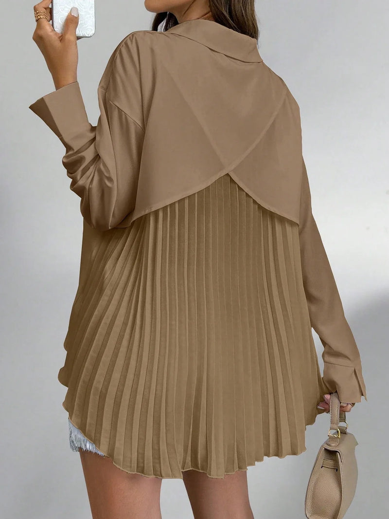 Camisa Plissada Avery