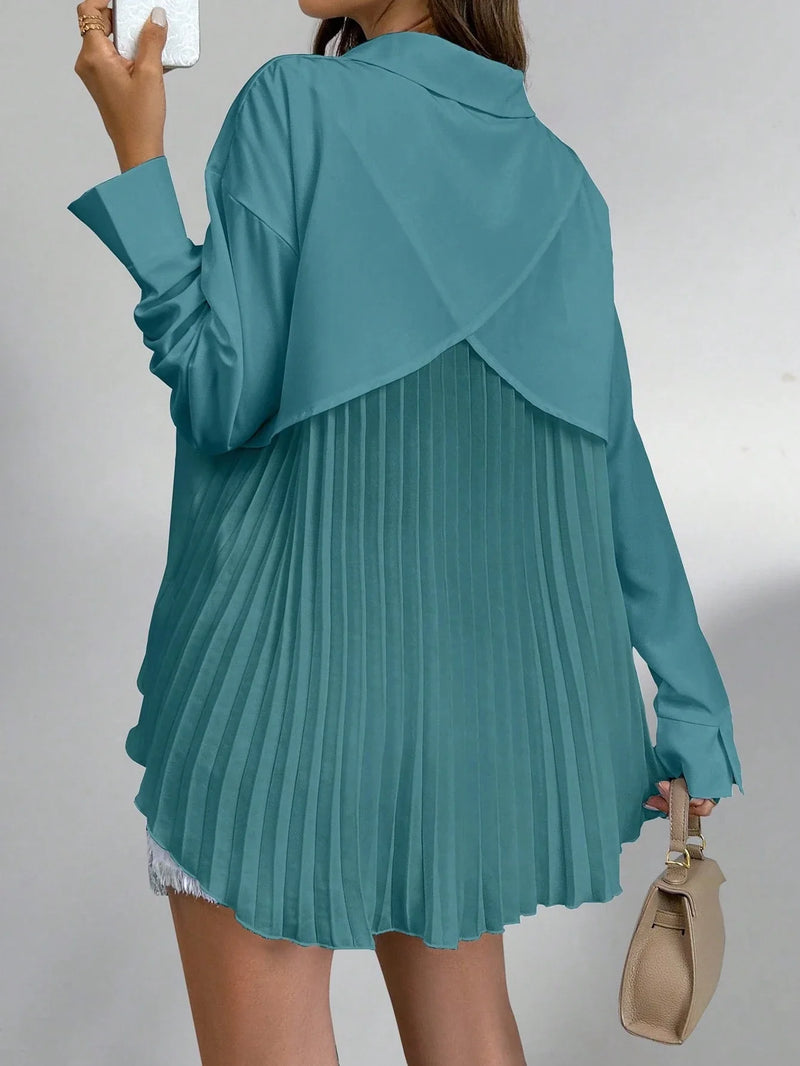 Camisa Plissada Avery