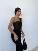 Body Ombro Único Elegante