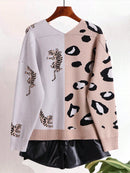 Cardigan Estampado Leopardo
