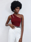 Blusa Manga Única Detalhe Em Zíper