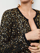 Bomber Em Paetê De Frio