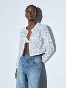 Bomber Em Paetê De Frio