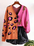 Cardigan Estampado Leopardo