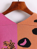 Cardigan Estampado Leopardo