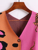 Cardigan Estampado Leopardo