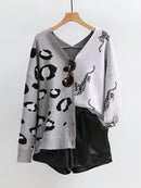 Cardigan Estampado Leopardo