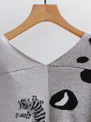 Cardigan Estampado Leopardo