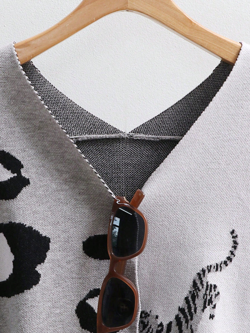 Cardigan Estampado Leopardo