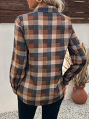 Camisa Xadrez Cores Do Outono