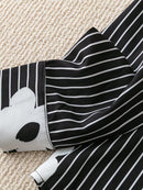 Camisa Listrada Com Flores