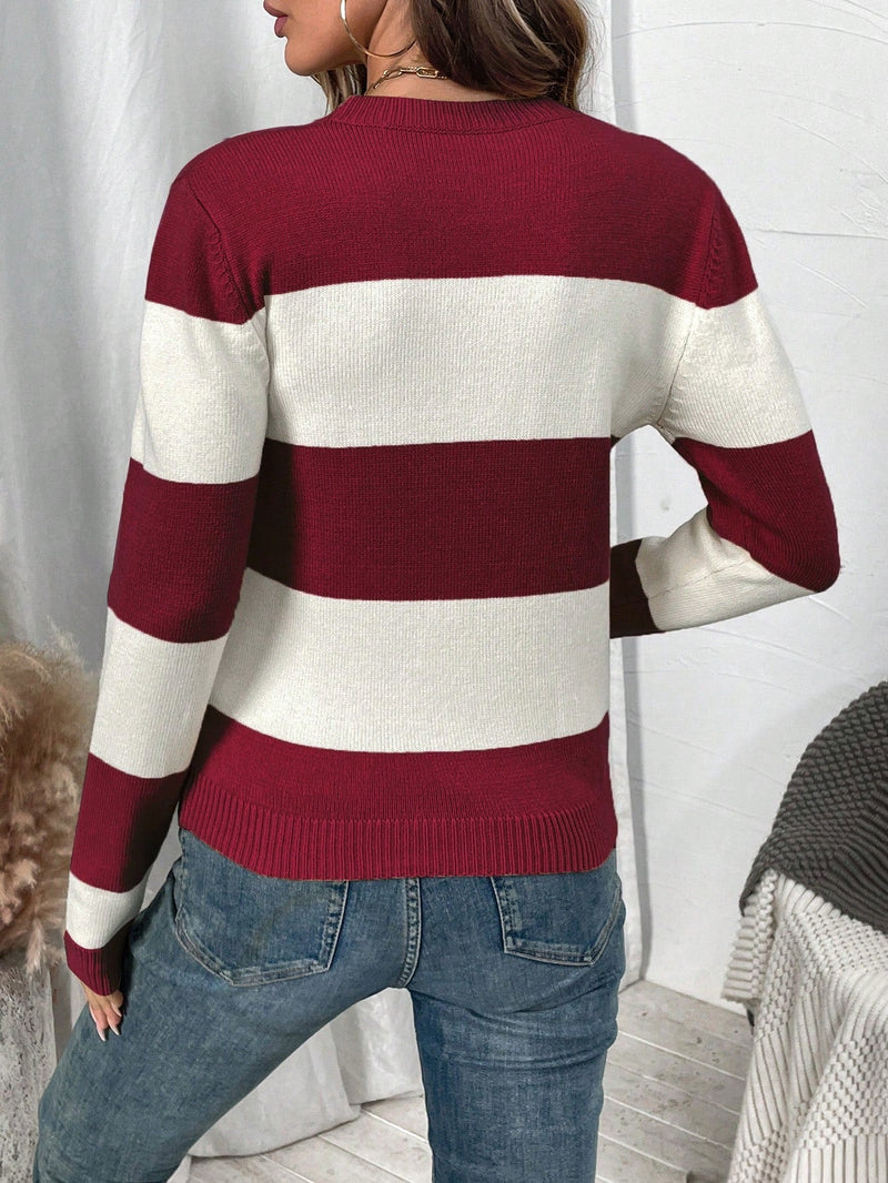 Suéter Listrado Catarinna