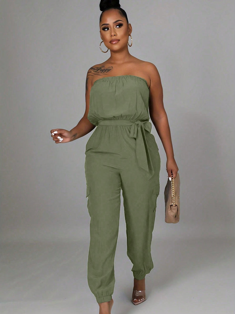 Macacão Tomara que caia Casual