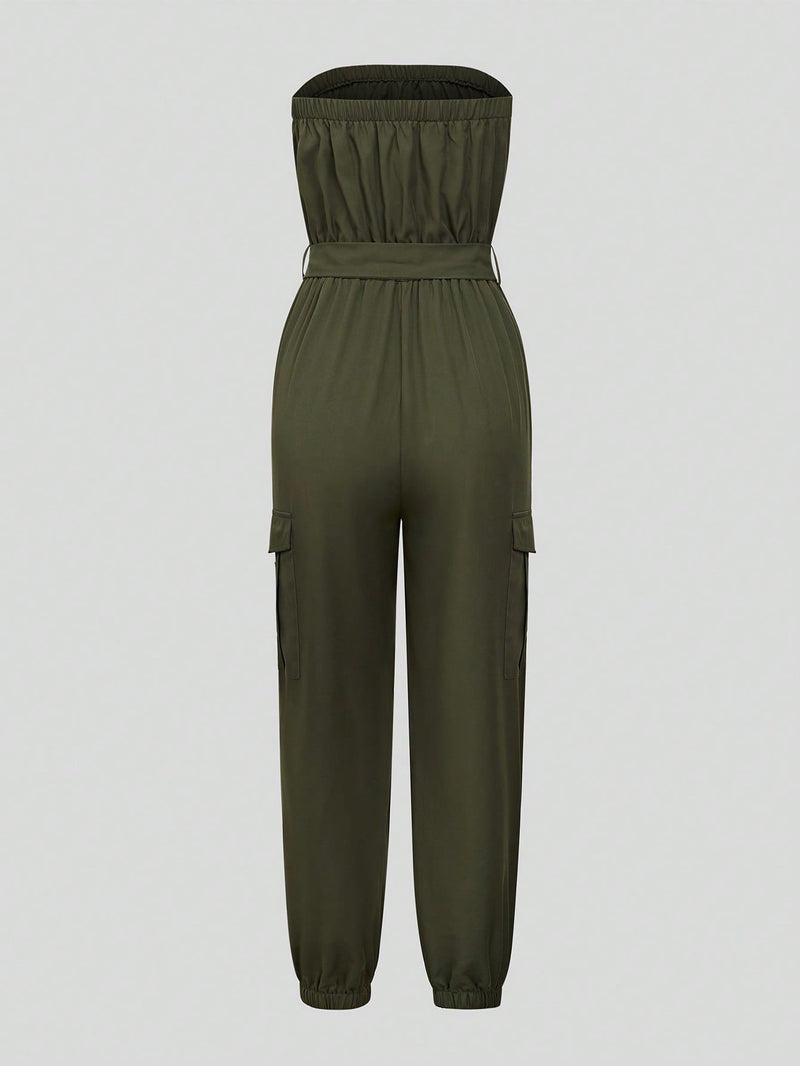 Macacão Tomara que caia Casual