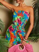 Macaquinho Tomara que caia Tropical