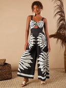 Macacão Bicolor Trançado Elegante